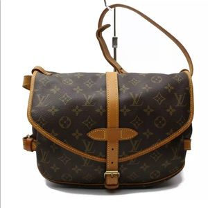 Authentic Louis vuitton Saumur 30
